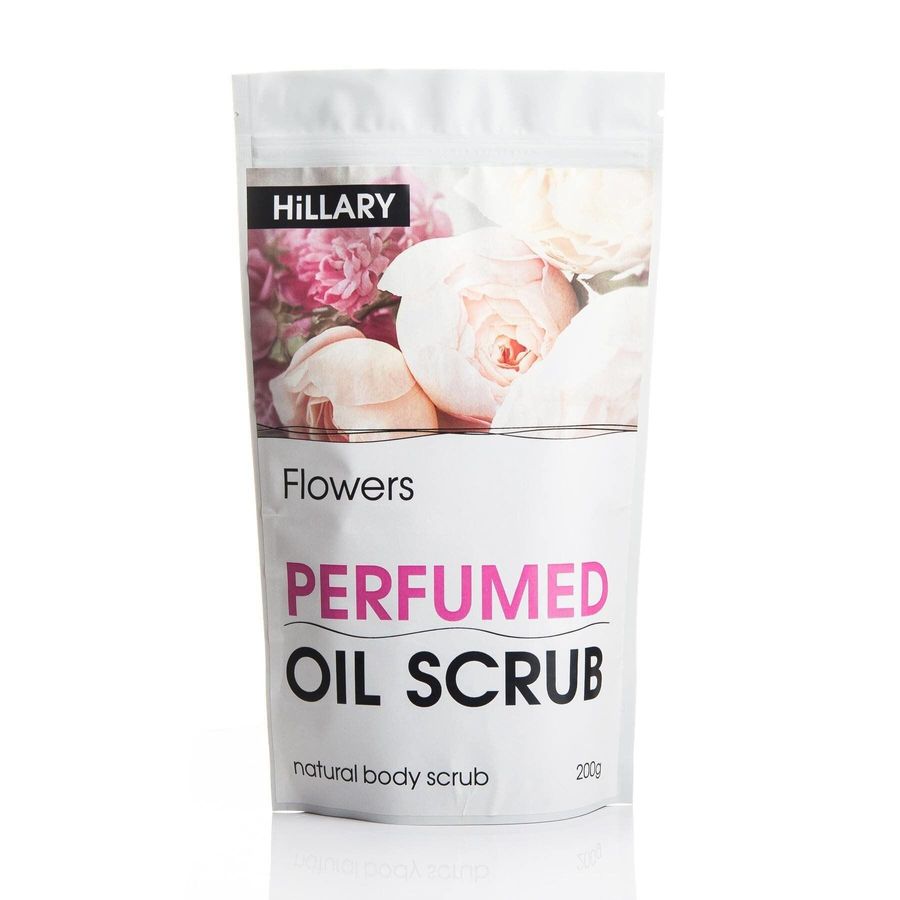 Hillary Shimmer cream-gel + Hillary Perfumed Oil Scrub Flowers