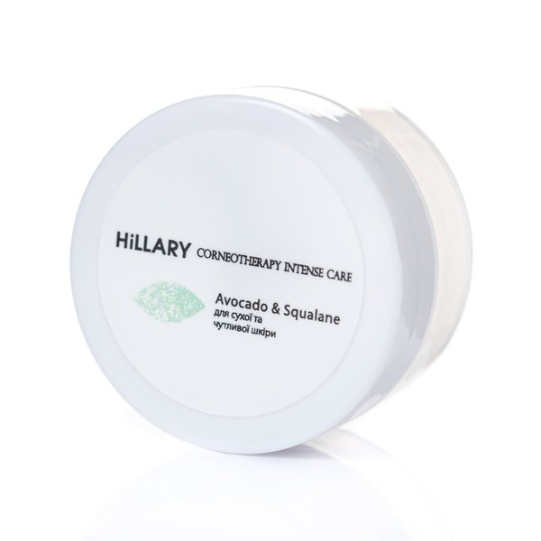 TRAVEL Крем для сухой и чувствительной кожи Hillary Corneotherapy Intense Сare Avocado & Squalane, 5 г - фото №1