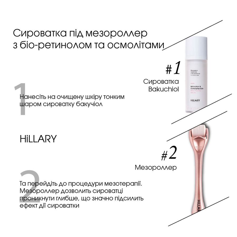 Serum under the mesoscooter with bio-retinol and osmolytes