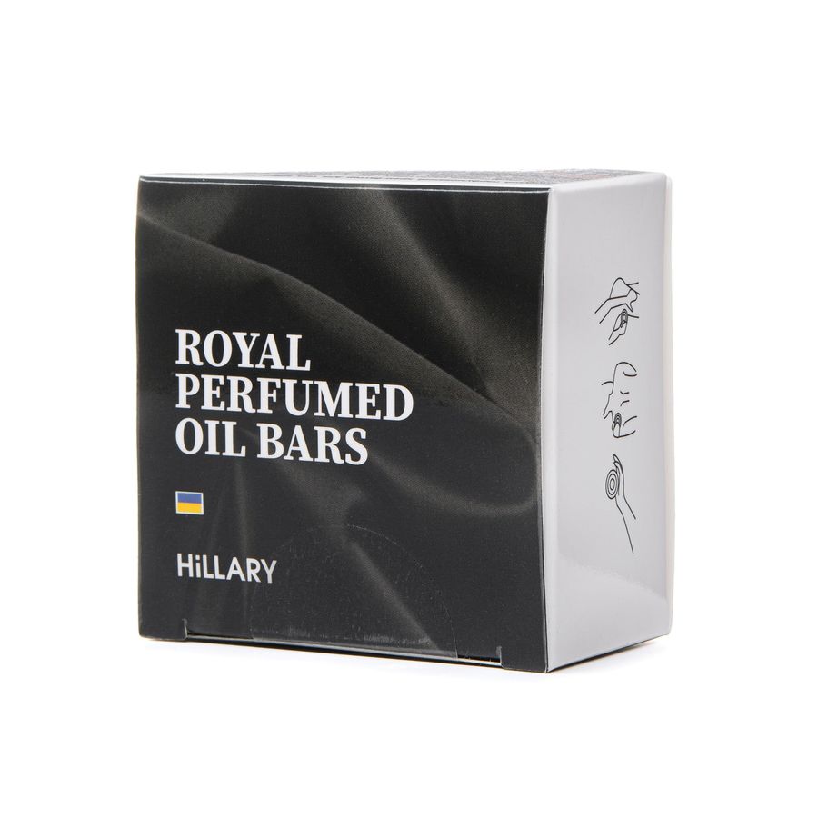 Твердый парфюмированный крем-баттер для тела Hillary Perfumed Oil Bars Royal, 65 г - фото №1