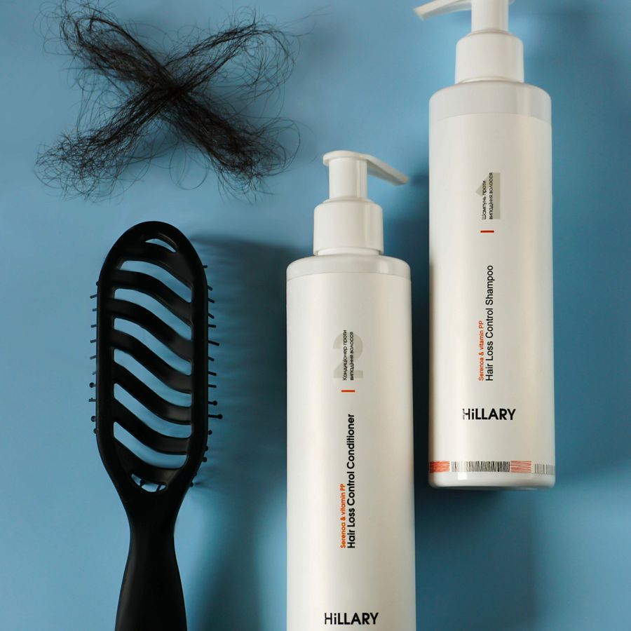 Ензимний пілінг для шкіри голови + Комплекс проти випадіння волосся Hillary Serenoa & РР Hair Loss Control - фото №1
