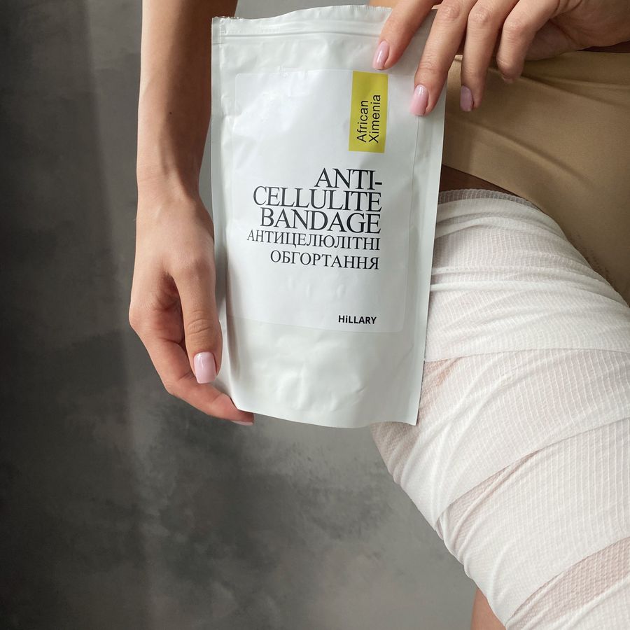 Антицелюлітні обгортання з олією ксименії Hillary Anti-cellulite Bandage African Ximenia - фото №1