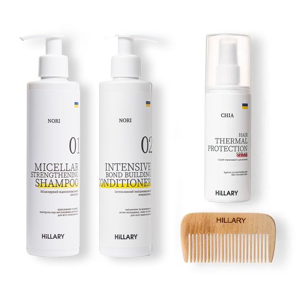 Set for all hair types Hillary Intensive Nori Bond with Thermal Protection