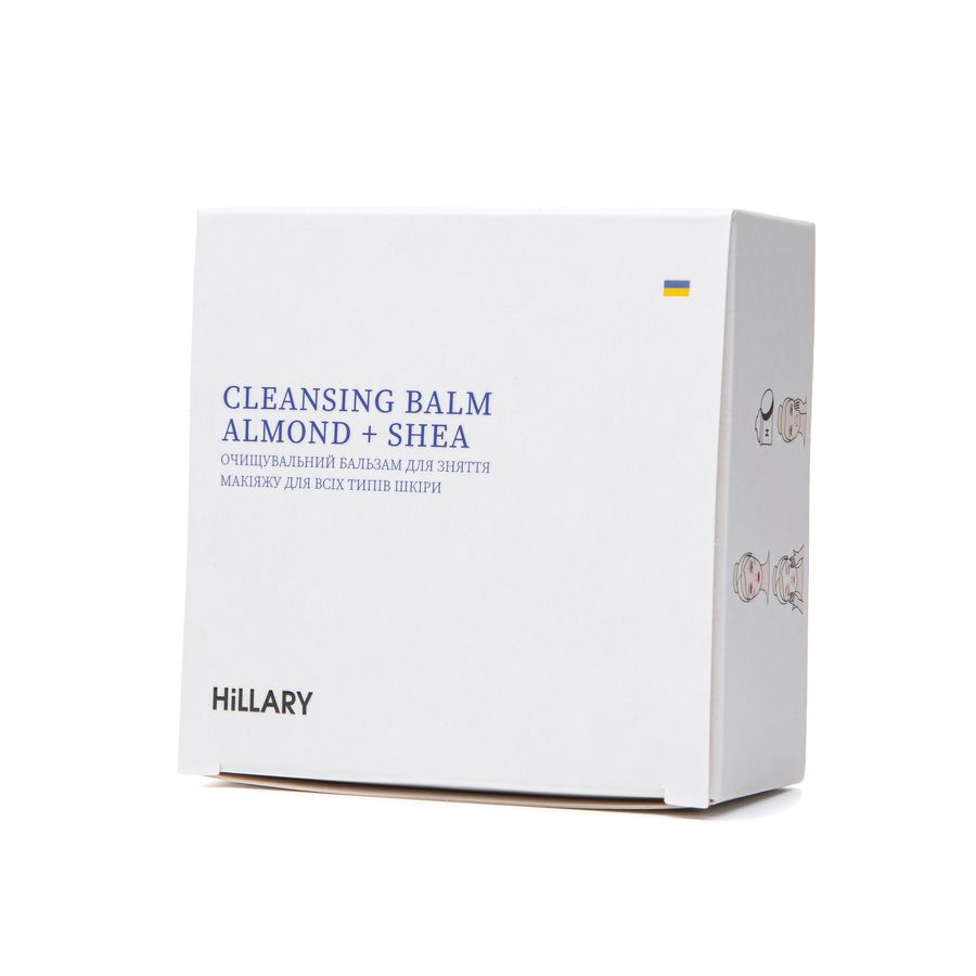 Очищающий бальзам для снятия макияжа для всех типов кожи Hillary Cleansing Balm Almond + Shea,  90 мл - фото №1