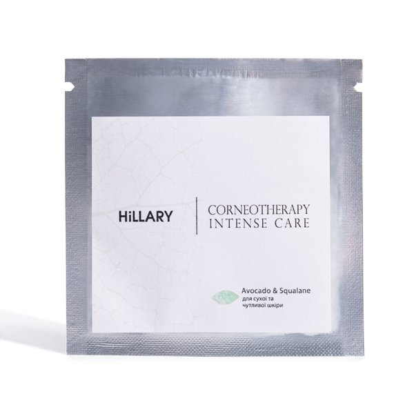 Пробник Крем для сухой и чувствительной кожи Hillary Corneotherapy Intense Сare Avocado & Squalane, 2 г - фото №1
