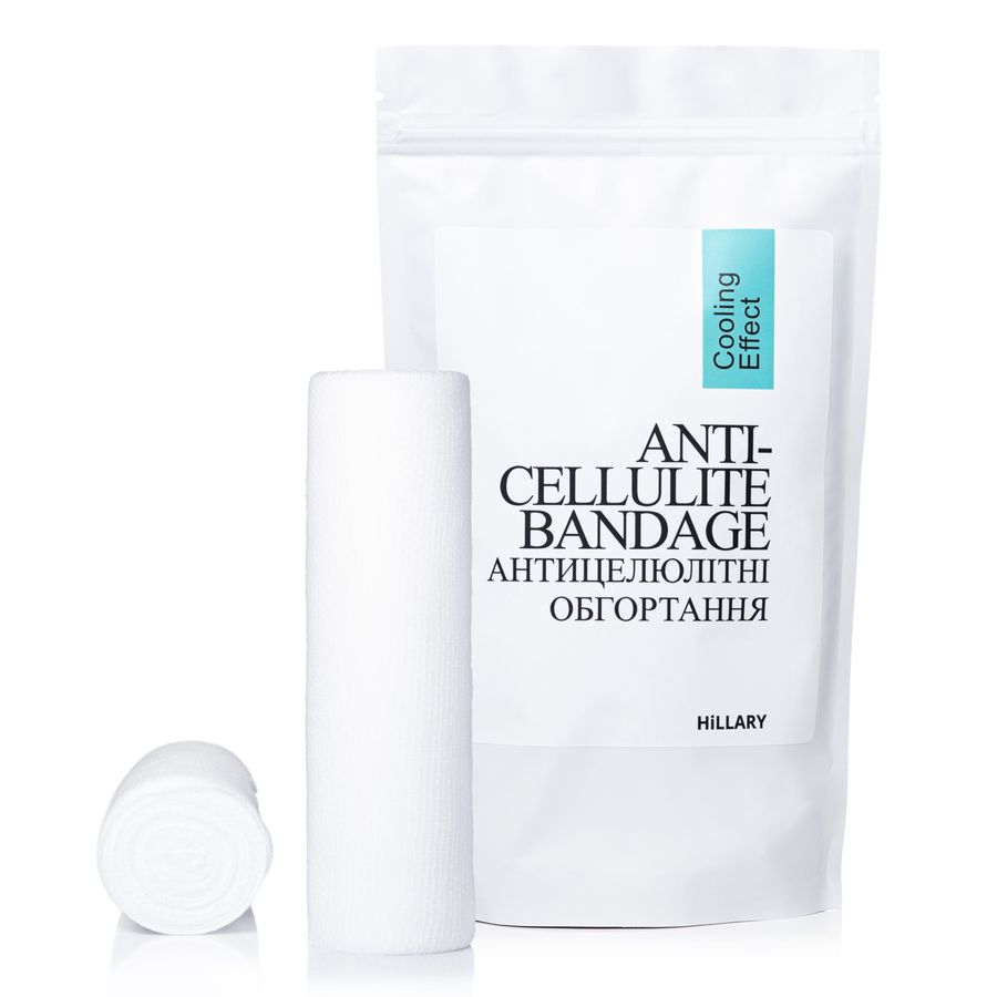 Anti-cellulite wraps + liquid with a cooling effect Hillary Anti-cellulite Cooling Effect (12 procedures)