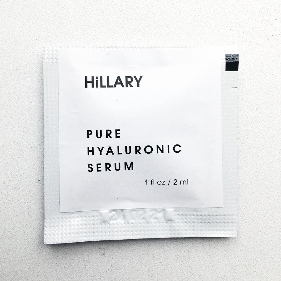 ПРОБНИК Гіалуронова сироватка для обличчя Hillary Pure Hyaluronic, 2 мл - фото №1