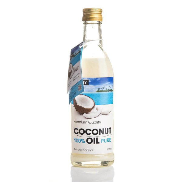 Рафинированное кокосовое масло Hillary 100% Pure Coconut Oil, 250 мл - фото №1