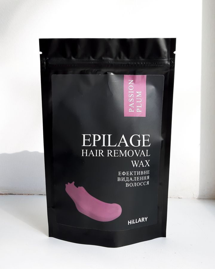 Hillary Epilage Passion Plum Hair Removal Granules, 200 g