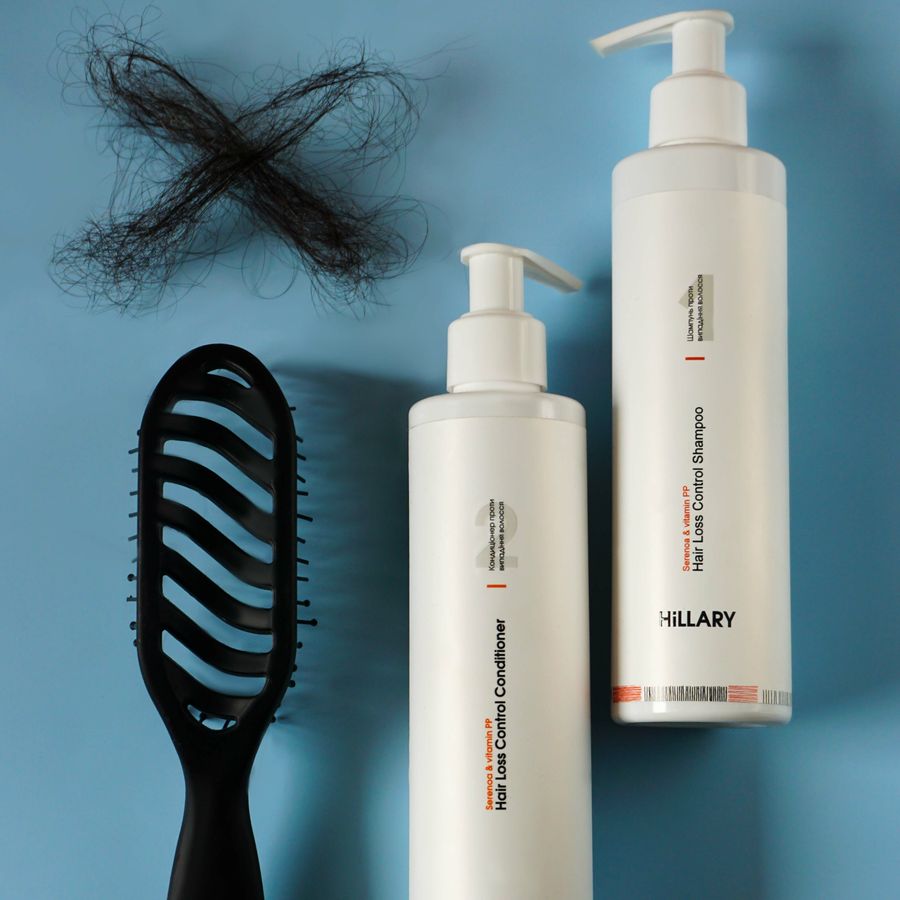 Шампунь + Кондиционер Шампунь против выпадения волос Hillary Serenoa & РР Hair Loss Control Shampoo - фото №1