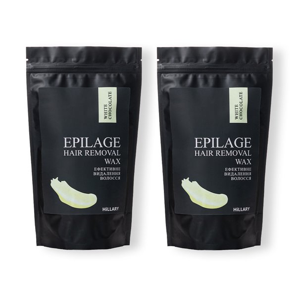 Hillary Epilage White Chocolate Hair Removal Granules + White Chocolate Hair Removal Granules GIFT