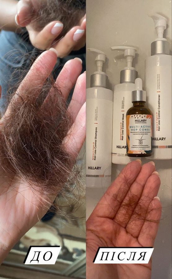 Кондиционер против выпадения волос Hillary Serenoa & РР Hair Loss Control Сonditioner, 250 мл - фото №1
