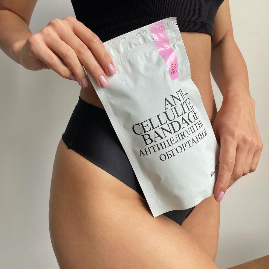 Course for anti-cellulite care at home with the enzyme anti-cellulite complex Hillary Zymo Cell