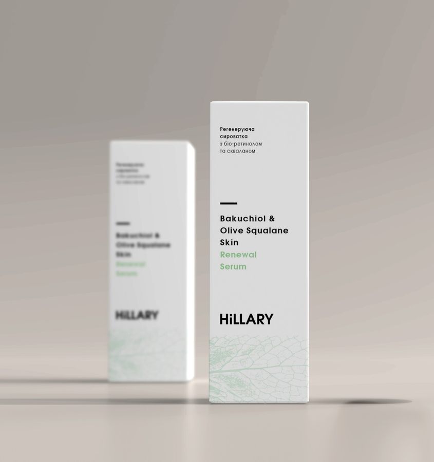 Регенеруюча сироватка з біо-ретинолом та скваланом Hillary Bakuchiol & Olive Squalane Skin Renewal Serum 30 мл - фото №1