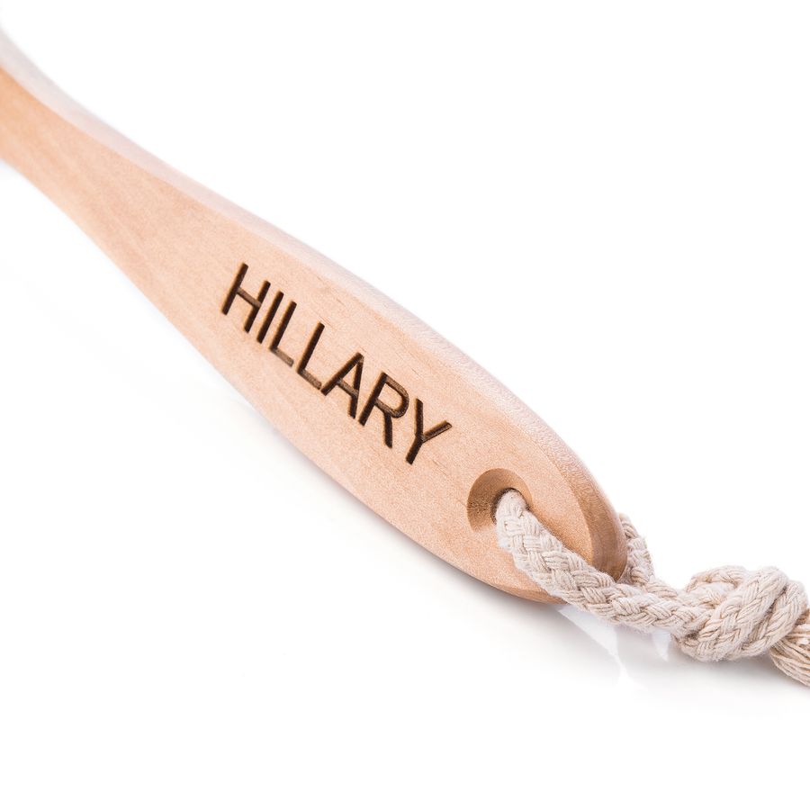 Массажная щетка для сухой массажа сизалевая Hillary - фото №1